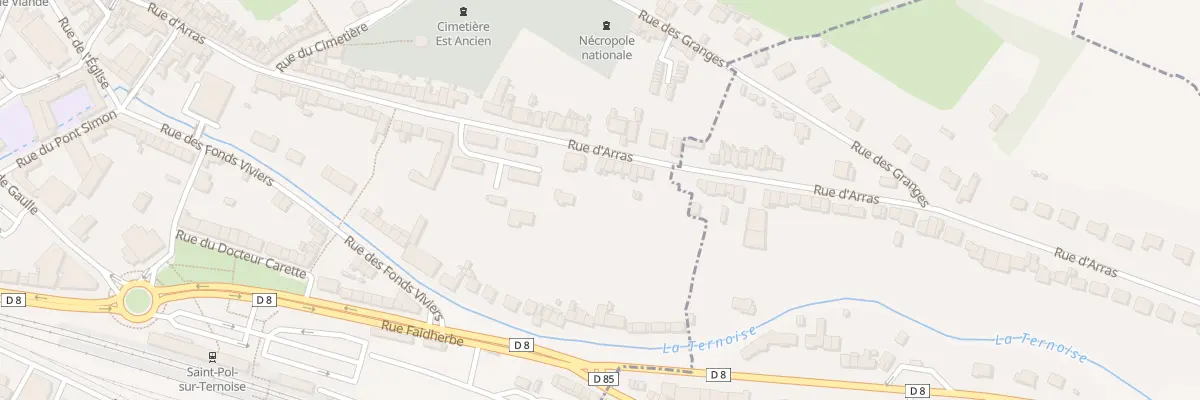 Plan du 92 Rue d’Arras à Saint-Pol-sur-Ternoise