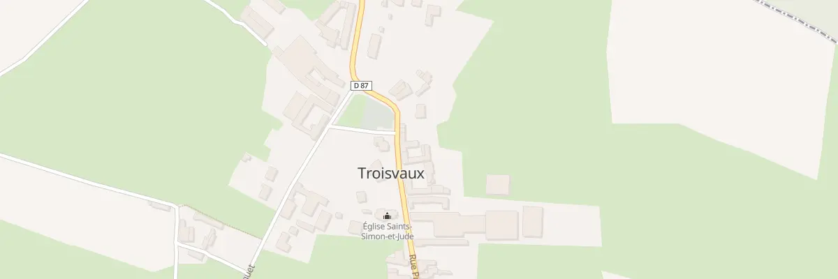 Plan du 76 Rue Principale à Troisvaux
