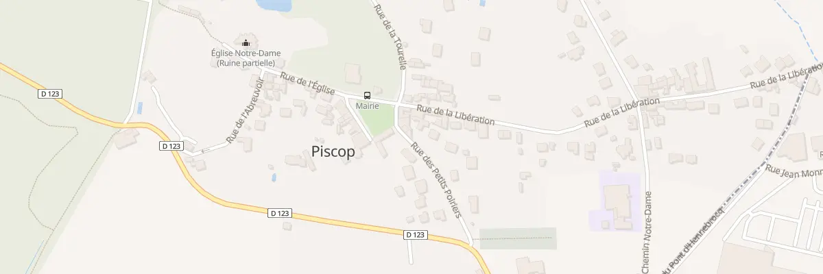 Plan du 5B Rue des Petits Poiriers à Piscop