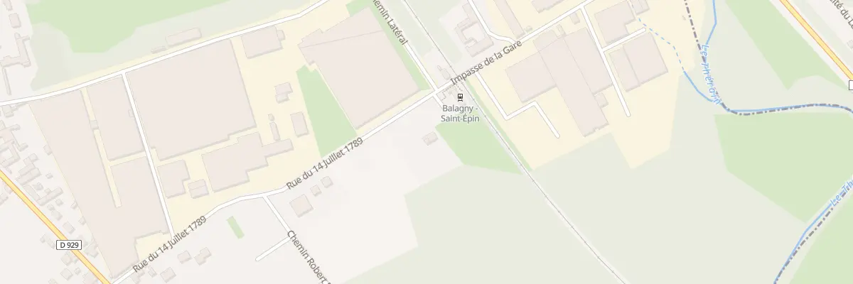 Plan du 10 Rue du 14 Juillet 1789 à Balagny-sur-Thérain