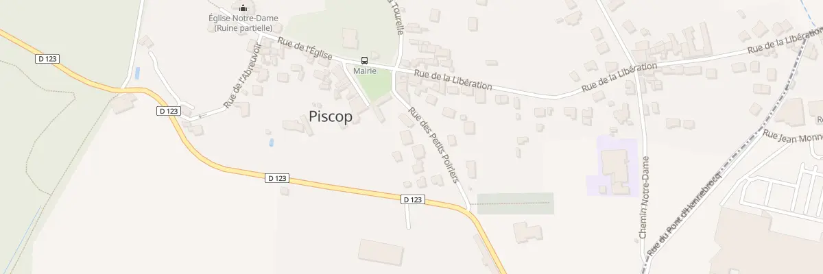 Plan du 4 Rue des Petits Poiriers à Piscop