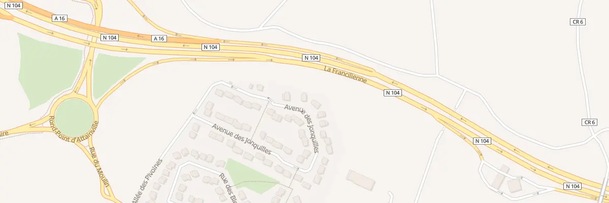 Plan du 42 Av des Jonquilles à Attainville