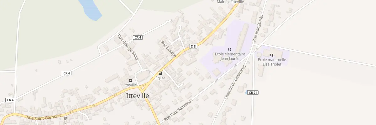 Plan du 62Q Rue St Germain à Itteville