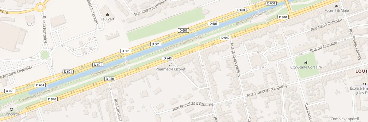 Plan du 2103 Av de Petite-Synthe à Dunkerque