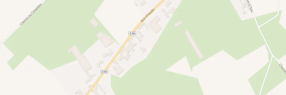 Plan du 39 Rue d’Hesdin à Westrehem