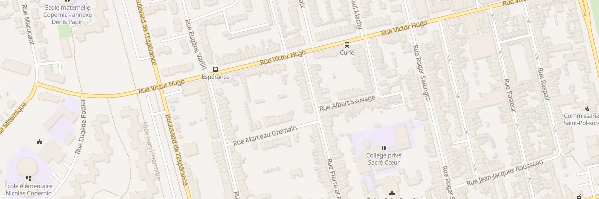 Plan du 73 Rue Pierre et Marie Curie Sp à Dunkerque