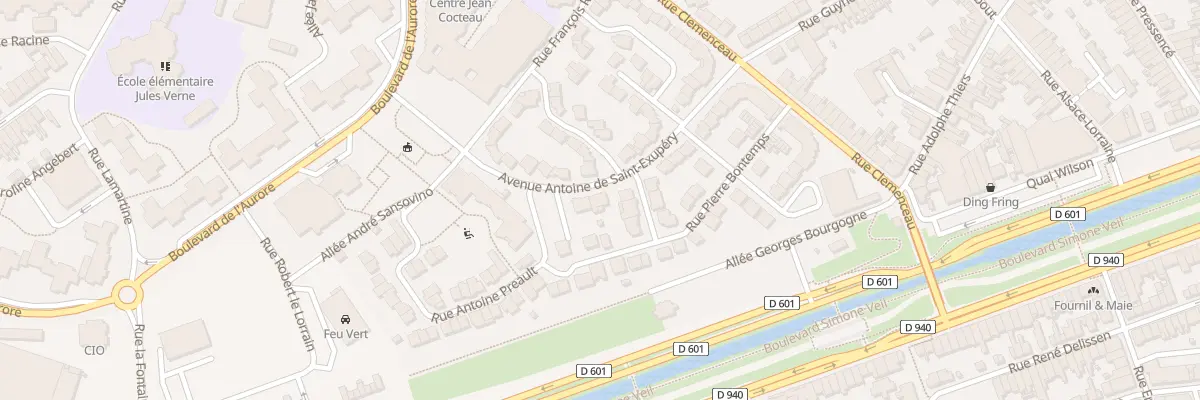 Plan du 17 Av Saint Exupery Saint Pol à Dunkerque