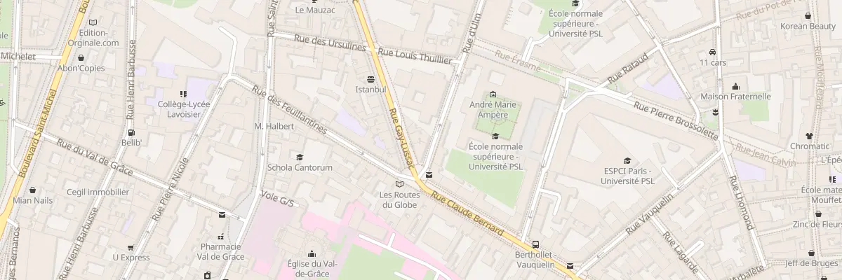 Plan du 49 Rue Gay-Lussac à Paris 5e Arrondissement