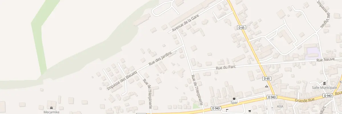 Plan du 1 Rue des Jardins à Culan
