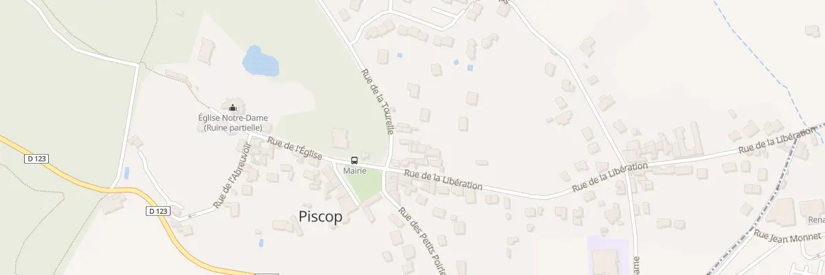 Plan du 3 Rue de la Libération à Piscop