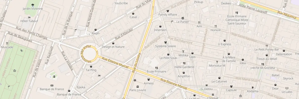 Plan du 48 Rue d’Argout à Paris 2e Arrondissement