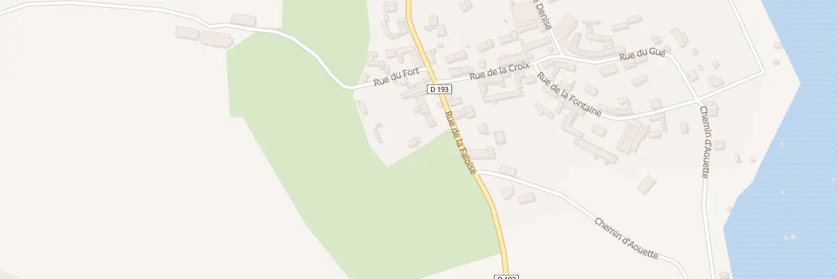 Plan du 34 Rue de la Faloise à Chaussoy-Epagny