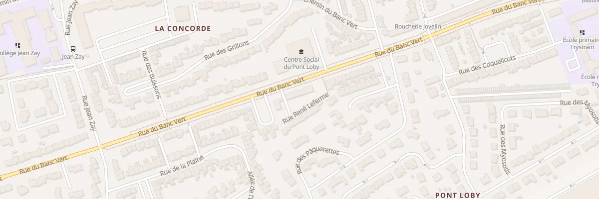 Plan du 1607 Rue du Banc Vert à Dunkerque