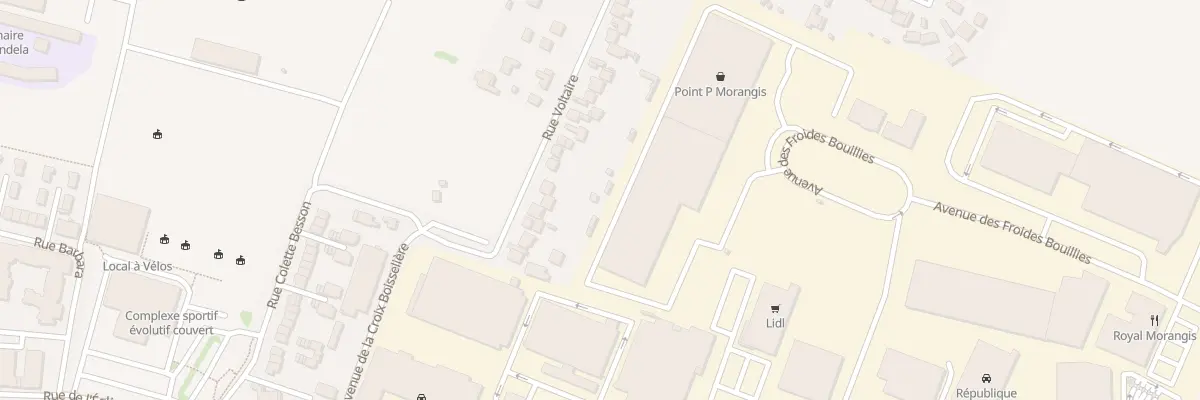 Plan du 16 Rue Voltaire à Morangis