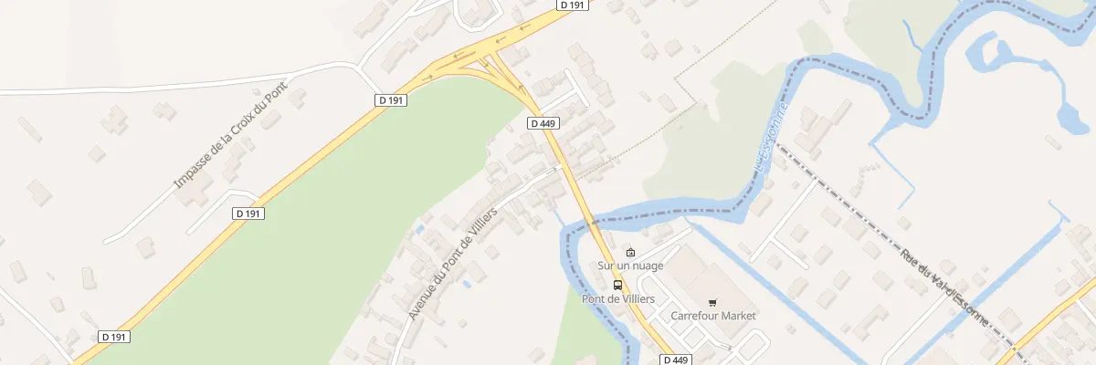 Plan du 3 Av Carnot à Cerny