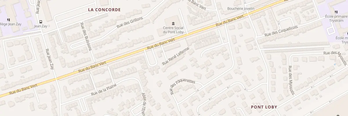 Plan du 1551 Rue du Banc Vert à Dunkerque