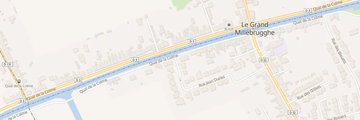 Plan du 6Q Quai de la Colme à Steene