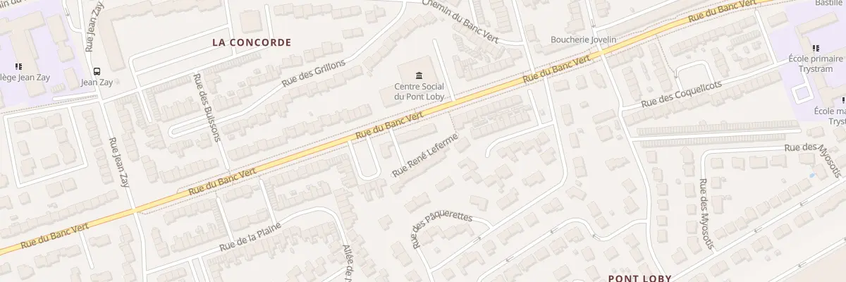 Plan du 1599 Rue du Banc Vert à Dunkerque