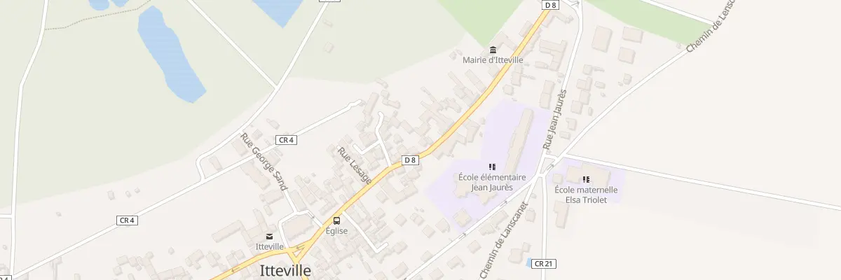 Plan du 87 Rue St Germain à Itteville