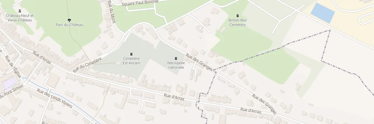Plan du 4 Rue des Granges à Saint-Pol-sur-Ternoise