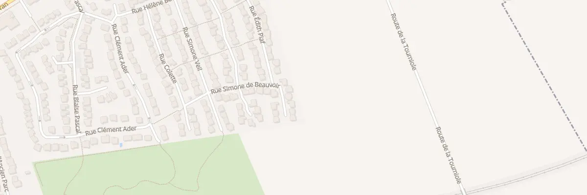 Plan du 6 Rue Simone de Beauvoir à Bruyères-sur-Oise