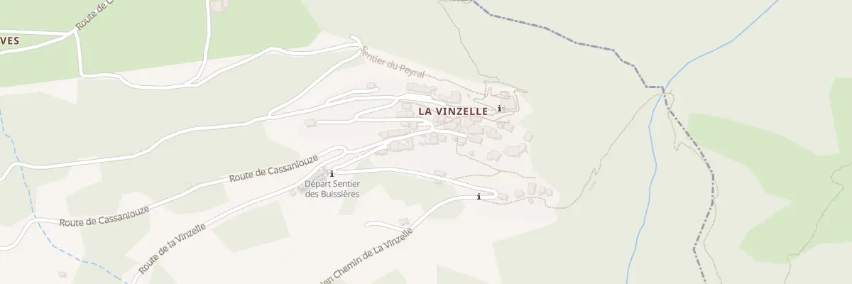 Plan du 5246 La Vinzelle à Conques-en-Rouergue