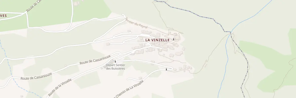 Plan du 10 Rte de la Vinzelle à Conques-en-Rouergue