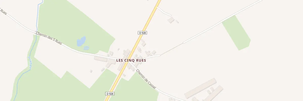 Plan du 5 Che des Clous à Bollezeele