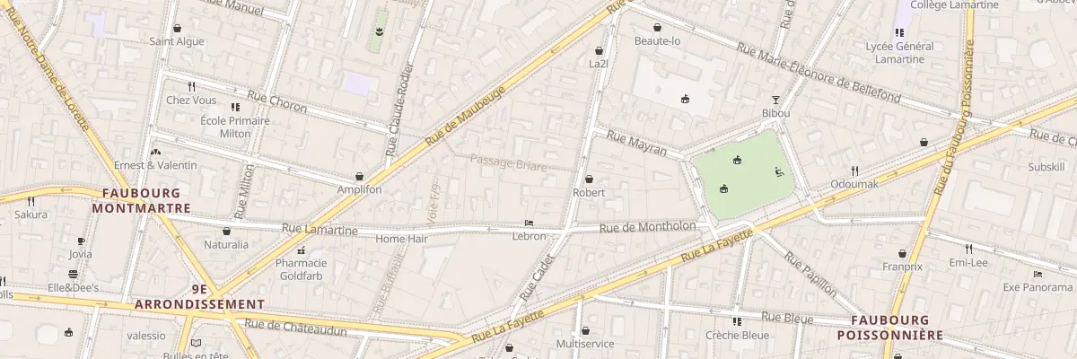 Plan du 7 Rue Marguerite de Rochechouart à Paris 9e Arrondissement