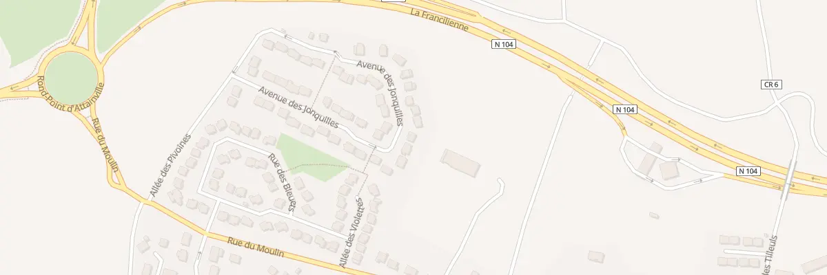Plan du 28 Av des Jonquilles à Attainville