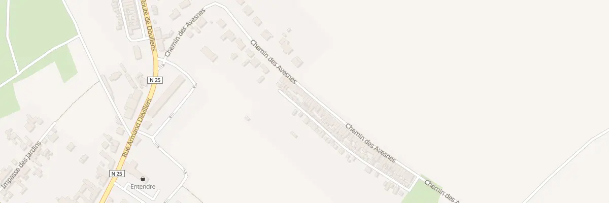 Plan du 42 Che des Avesnes à Beauval