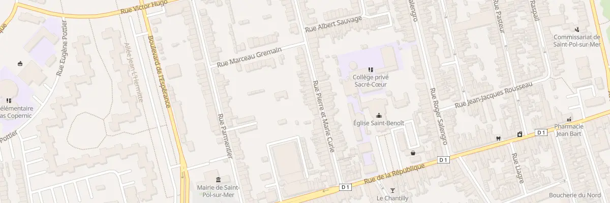 Plan du 35 Rue Pierre et Marie Curie Sp à Dunkerque