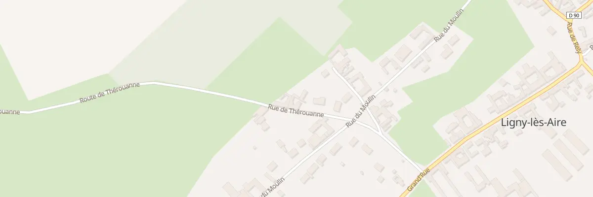 Plan du 4 Rue de Thérouanne à Ligny-lès-Aire