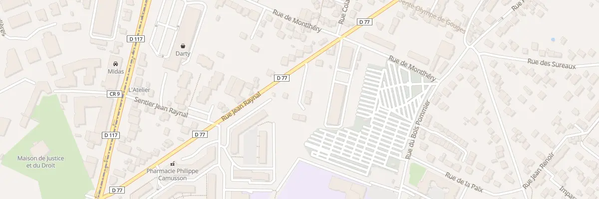 Plan du 89 Rue Jean Raynal à Morsang-sur-Orge