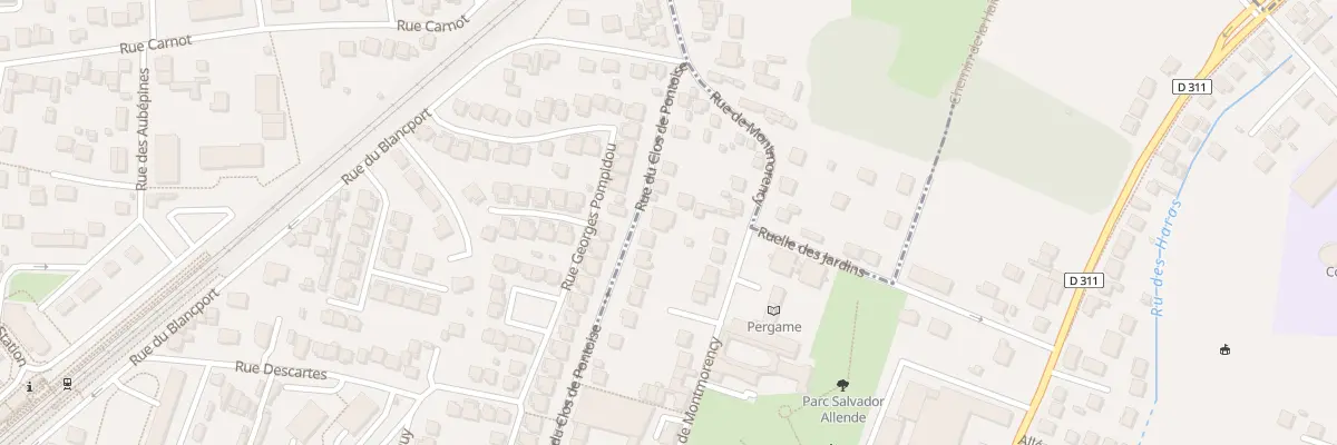 Plan du 6T Rue du Clos de Pontoise à Montmagny