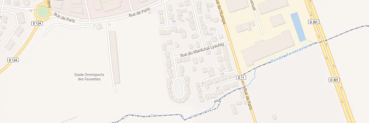 Plan du 4 Rue Jean Vilar à Domont