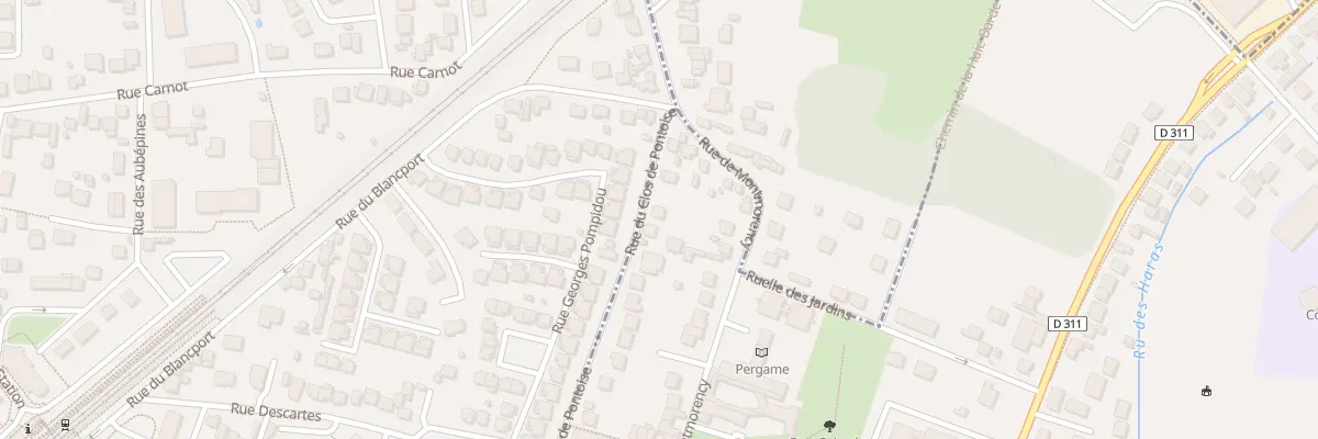 Plan du 4 Rue du Clos de Pontoise à Montmagny