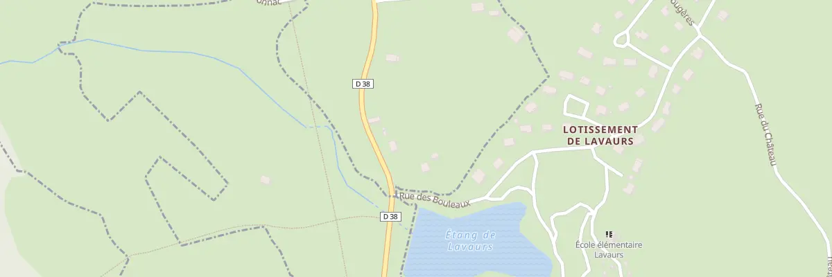 Plan du 4 Rte de l’Étang à Sourniac