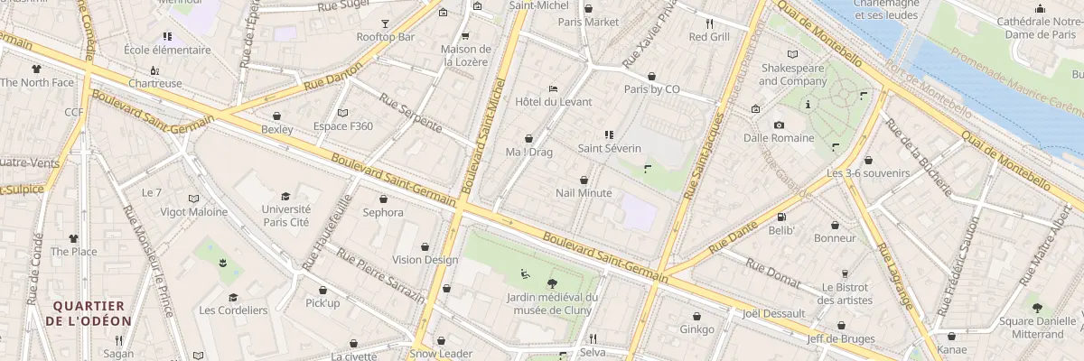Plan du 49 Rue de la Harpe à Paris 5e Arrondissement