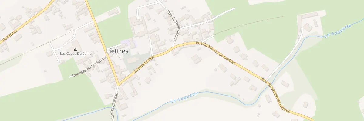 Plan du 2 Rue du Moulin à Liettres