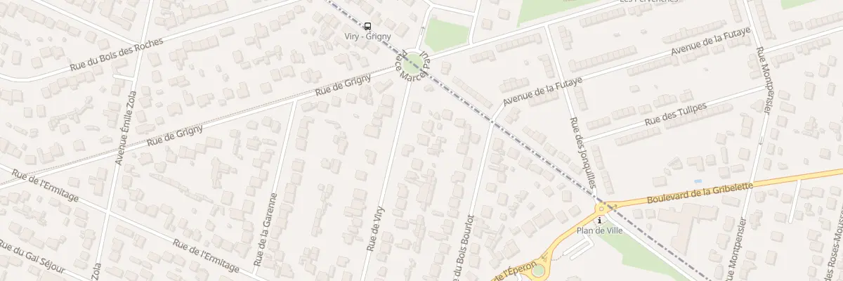 Plan du 34 Rue de Viry à Sainte-Geneviève-des-Bois