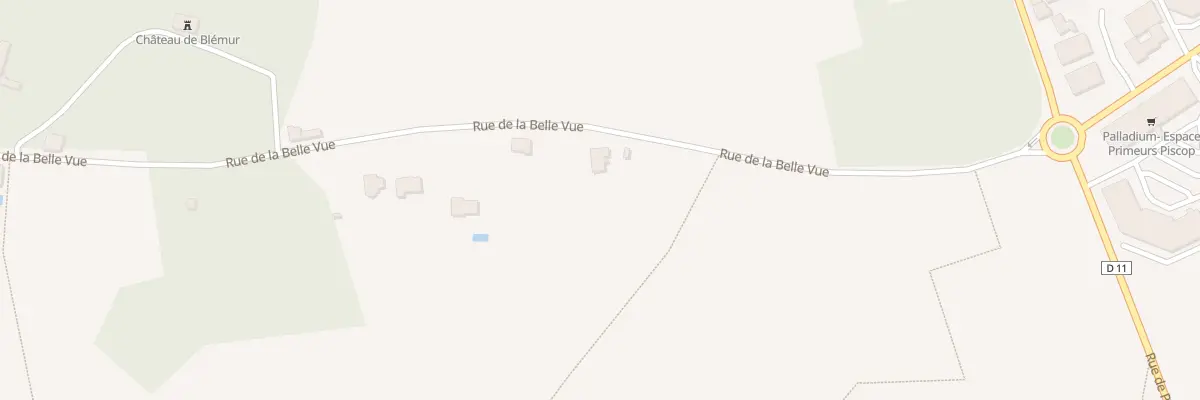Plan du 20 Rue de la Belle Vue à Piscop