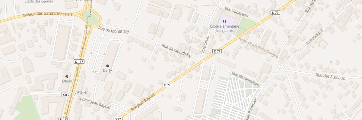 Plan du 21 Rue de Montlhéry à Morsang-sur-Orge