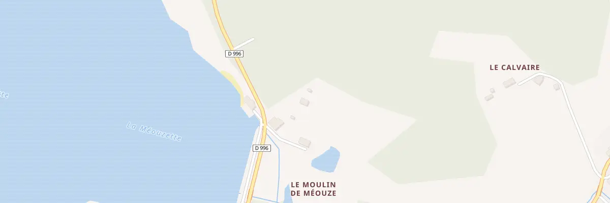 Plan du 10 Etang de Méouze à Saint-Oradoux-de-Chirouze