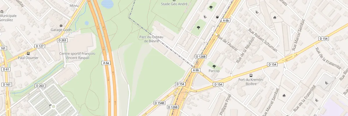 Plan du 2 All des Grandes Maisons à Arcueil
