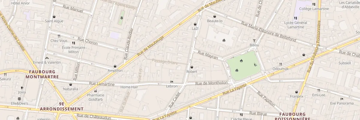 Plan du 9 Rue Marguerite de Rochechouart à Paris 9e Arrondissement