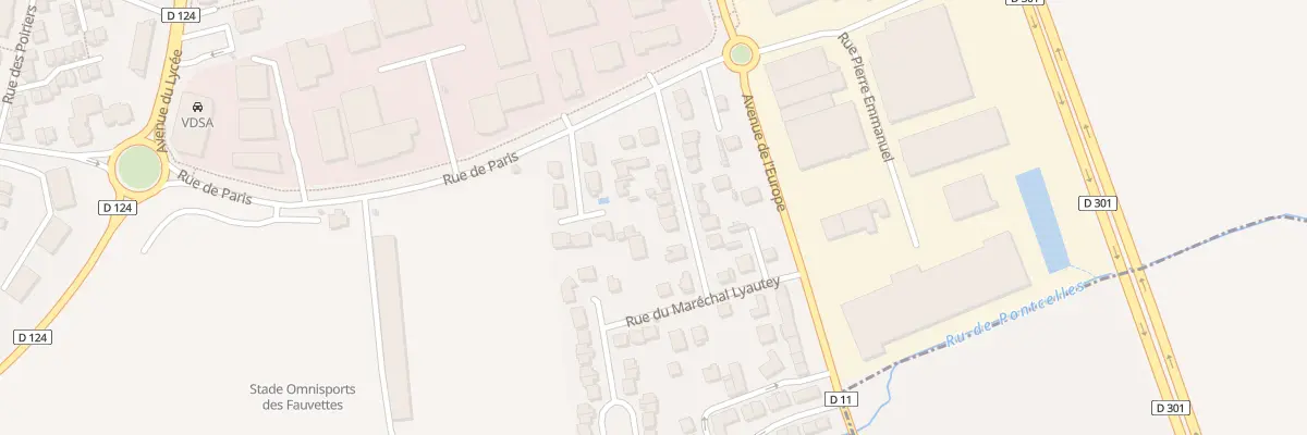 Plan du 10 Rue du Général de Gaulle à Domont