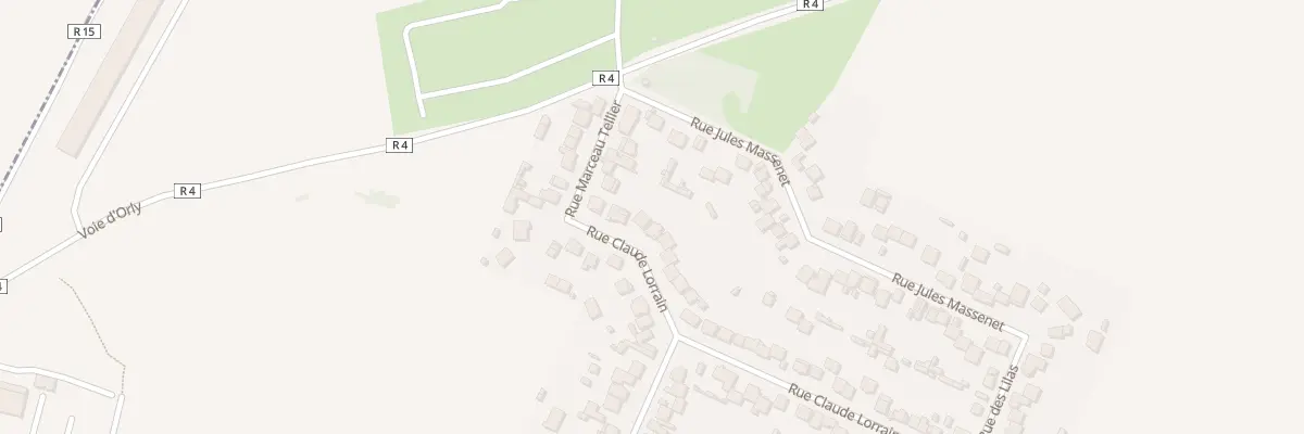 Plan du 7 Rue Claude Lorrain à Morangis