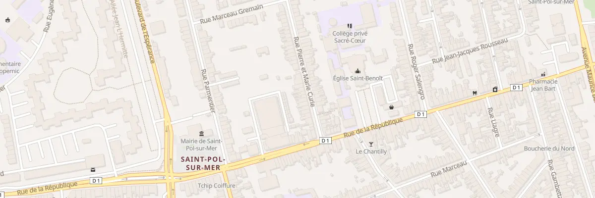 Plan du 17 Rue Pierre et Marie Curie Sp à Dunkerque
