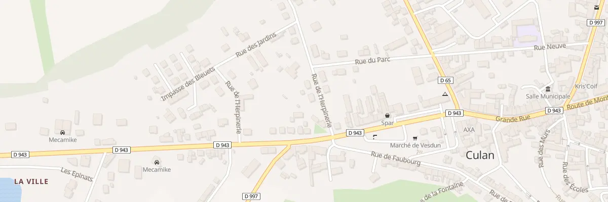 Plan du 3 Rue de l’Herpinerie à Culan